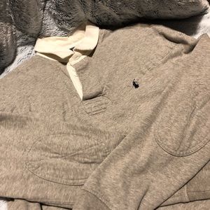 Polo RL collared sweatshirt